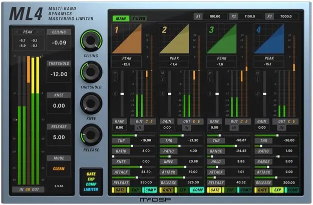 McDSP ML4000 Mastering Limiter Native v7 Upgrade from v6